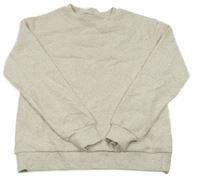 Smetanovo-béžová melírovaná mikina H&M