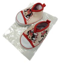 Nové - Růžovo-červené capáčky s Minnie vel.18 