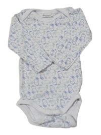 Bielo-modro-zelené body so slonmi Impidimpi