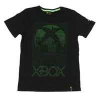Černé tričko s potiskem X-BOX Next 