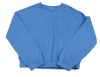 Modrá crop mikina zn. M&S