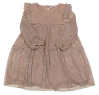 Starorůžové třpytivé šaty Reserved