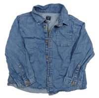 Modrá riflová košile Kiabi