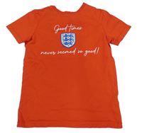 Červené fotbalové tričko - England 