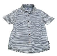 Tmavomodro-bílá pruhovaná košile Dopodopo