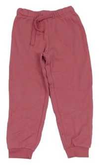 Malinové tepláky H&M