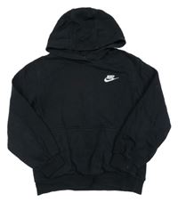 Černá mikina s kapucí Nike