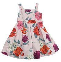 Svetloružové kvetované šaty Oasis
