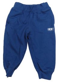 Tmavomodré tepláky s logom zn. DKNY