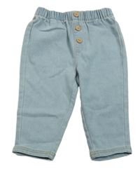 Svetlomodré rifle s gombíky Lupilu