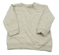 Béžová melírovaná mikina H&M