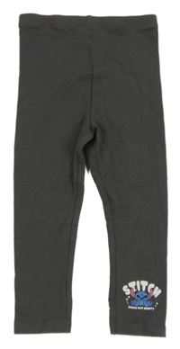 Sivé legíny so Stitchem Primark