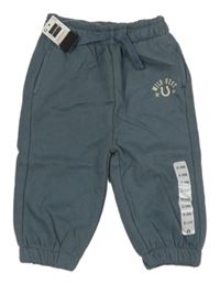 Nové - Šedé tepláky s nápisem a kotvou Dunnes