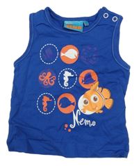 Kobaltově modré tielko s Nemem Disney