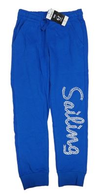 Nové - Safírové cuff tepláky s nápisem Pep&Co