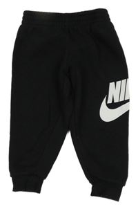 Černé tepláky s logem Nike