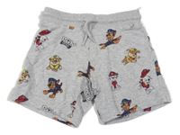 Šedé teplákové kraťasy s Paw Patrol C&A