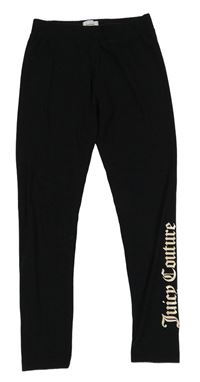 Čierne legíny s logom Juicy Couture