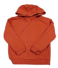 Červená mikina s vreckom a kapucňou George