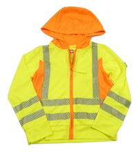 Neonově žluto/oranžová reflexní bundomikina s kapucňou engelbert strauss