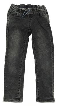 Tmavošedé šisované teplákové rifle S. Oliver