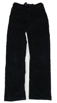 Černé slim manšestráky Vertbaudet