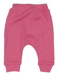 Ružové turecké tepláky s bielymi bodky