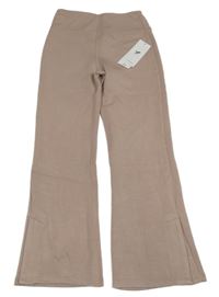 Nové - pudrové flare teplákové nohavice PRIMARK