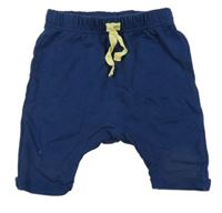 Tmavomodré tepláky s nápisom Ergee