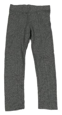 Antracitové tregínové nohavice H&M