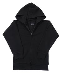 Čierna vzorovaná/prošívaná prepínaci mikina s kapucňou PRIMARK