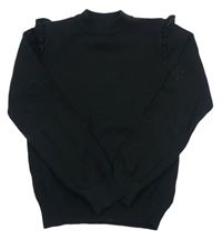 Čierny sveter s volány Primark