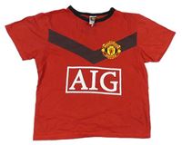 Červené tričko s potiskem - Manchester United 
