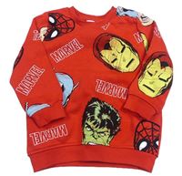 Červená mikina s Avengers Primark