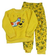 Hořčicové chlupaté pyžamo s Pudseym George
