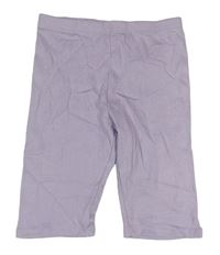 Lila rebrované elastické kraťasy zn. H&M