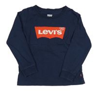 Tmavomodré triko s logem Levi´s