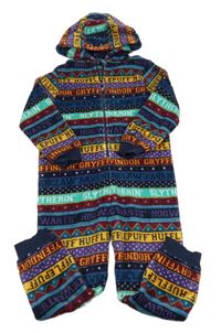 Barevná vzorovaná chlupatá kombinéza s kapucí - Harry Potter M&S