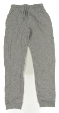 Sivé melírované slim tepláky Next