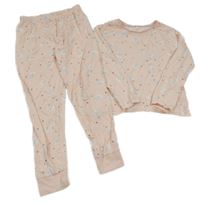 Růžové pyžamo s labutěmi George