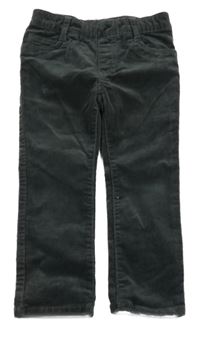 Antracitové menšestrové elastické nohavice H&M