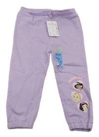 Nové - Lila tepláky s Disney princeznami Primark