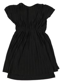 Čierne plisované šaty C&A