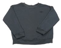 Antracitová mikina s výšivkou Primark