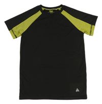 Černo-žluté sportovní tričko Yigga