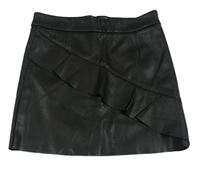 Čierna koženková sukňa Primark