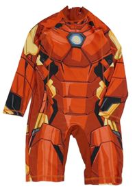 Červený vzorovaný UV overal - Avangers Marvel