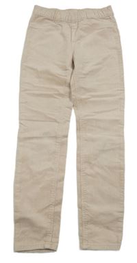 Pudrové elastické manšestráky H&M