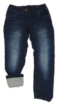 Tmavomodré podšité skinny rifle Dopodopo