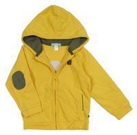 Žltá prepínaci mikina s kapucňou obaibi